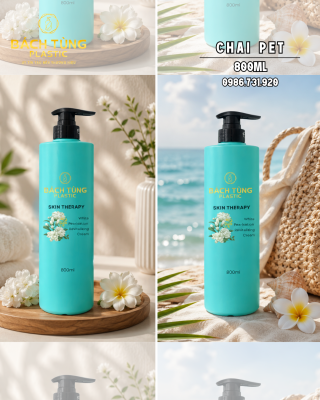 Chai HDPE 800ml Màu Xanh - Dung tích lớn