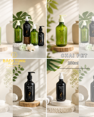 CHAI PET CỔ CAO 250ML CỔ FI 28