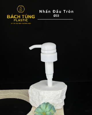 VÒI NHẤN ĐẦU TRÒN TRẮNG FI33