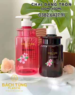 Chai PET Trong 500ml | 600ml