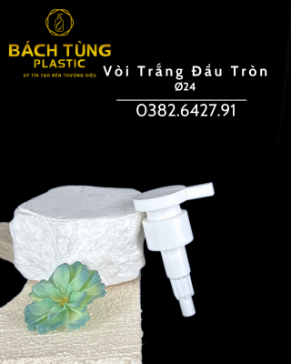 Nắp Nhấn Trắng Đầu Tròn Nhỏ – Phi 24