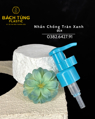 Nắp Nhấn Chống Tràn – Màu Xanh Cổ Vịt – FI24